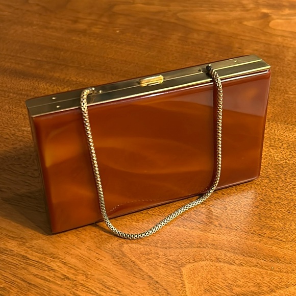 wilardy Handbags - Wilardy MCM vintage lucite clutch